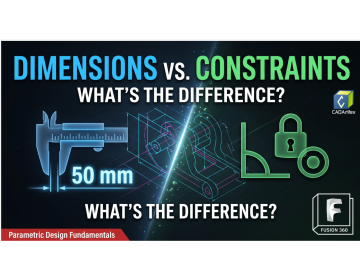 Dimensions vs. Constraints in Autodesk Fusion 360: What's the Difference?